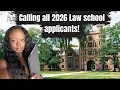 Fall 2026 Law School Application Timeline