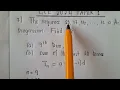 2024 GCE Paper 1 Part 3 Arithmetic Progression Probability of a die Trigonometry