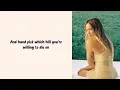 Weather For Tennis - Hilary Duff [Lyrics Video] [One hour loop]