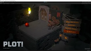 Unity Interactive 3D Menu Demo using New Input System