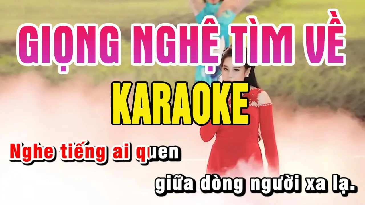 KARAOKE GIỌNG NGHỆ TÌM VỀ - Beat nhạc karaoke dễ hát - Hương Ly Sao Mai