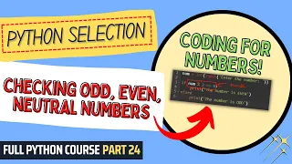 Python Checking Neutral Numbers Python Course for Beginners Full Python Course Part 24