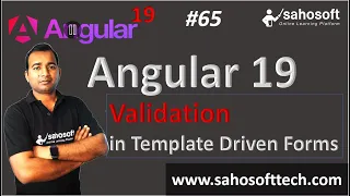 validation in Template Driven Forms in Angular 19 Forms in Angular Angular 19 Tutorials in Hindi