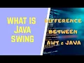 What is Java Swing Swing Features Difference between AWT Swing