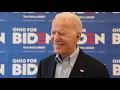 Joe Biden speaks with Dispatch public affairs editor Darrel Rowland