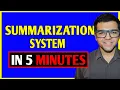 Summarization in Natural Language Processing