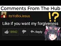 Reacting to Comments From THE HUB