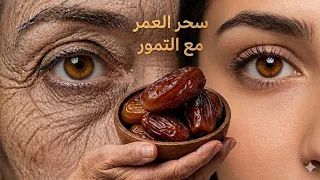 لن تصدق ماذا يفعل التمر والماء! 😱 سر بشرة أصغر سنًا وإخفاء التجاعيد في دقائق 🔥