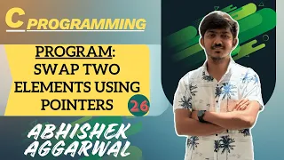 Program Swap Two Elements Using Pointers C Programming Abhishek Aggarwal