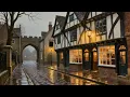 Duerme con The York Coaching Inn | Cuento victoriano con lluvia | Voz británica, sin música