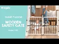 Wooden Safety Gate Install Tutorial