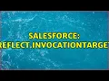 Salesforce java lang reflect InvocationTargetException