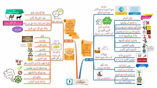 احفظ سورة الحشر بالخرائط الذهنية بالتكرار ومع التدبر     دندنها