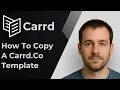 How to Copy a Carrd co Template 2025 Tutorial