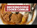 I Put a Giant Snickerdoodle Cookie on Peach Cobbler
