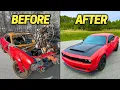 I Built The World s First Manual Dodge Demon FULL BUILD