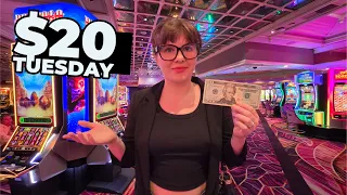 I Put 20 in 10 Slot Machines at Flamingo Las Vegas