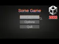 Unity MAIN MENU 2022 Tutorial Beginner Friendly