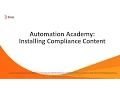 BSA Installing Compliance Content