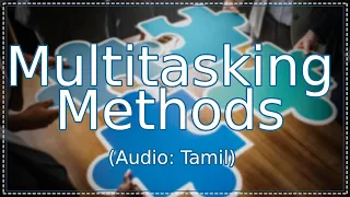 Multitasking Methods in Tamil Multithreading in Tamil Java in Tamil