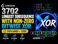 3702 Longest Subsequence With Non-Zero Bitwise XOR Leetcode Java easy explanation