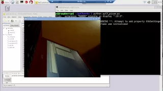 Python capture picamera image display on OpenCV and matplotlib