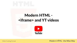 Learn HTML Iframe And YouTube 