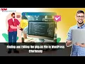 Finding and Editing the php ini File in WordPress Effortlessly