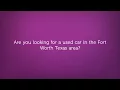 Fort Worth used cars no money down - Used car lots in Fort Worth TX