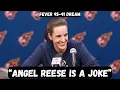 Caitlin Clark TROLLS Angel Reese for missing WIDE OPEN Layup - Post Game Interview