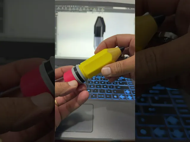 Pencil Capsule with Threaded Cap video thumbnail