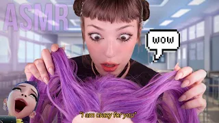 A Menina Obcecada Pelo Seu Cabelo Senta Atrás de Você 😳 ASMR
