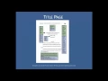 Purdue OWL APA Formatting - The Basics