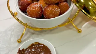 كرات الدونات طريقتهة سهلة ويحبوهة الاطفال لاتفوتكم