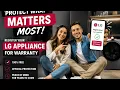 How to register your LG appliance for warranty