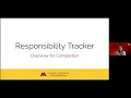 Completing the Responsibility Tracker