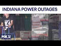 People in Indiana wait for hours for gas generators after power outages from severe storms