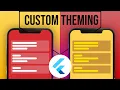 Creating Custom Theming in Flutter Apps Styling Flutter widgets based on Theme Data
