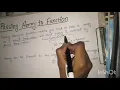 Passing array to function
