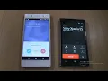Incoming call \u0026 Outgoing call at the Same Time Sony Xperia E5+Nokia Lumia 925