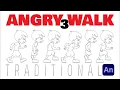 Character Animation with Adobe Animate - Lesson 10 Angry Walk Part 3