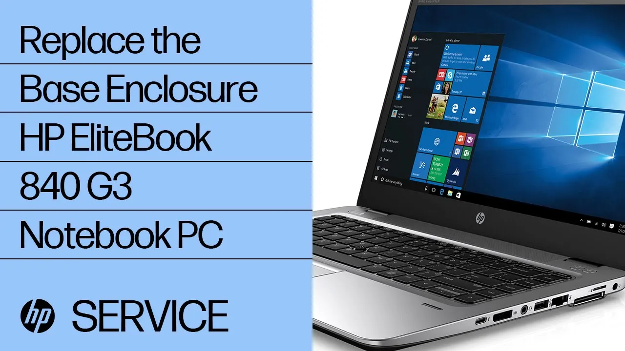 Replace the Top Cover | HP EliteBook 840 G3 Notebook PC | HP. 