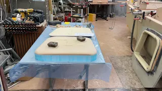 Shaping the lidcore and making  mold for the lip