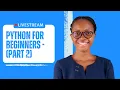 Python for Beginners Part 2 Your First Analysis Project