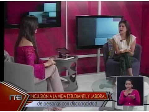 Inclusión a la vida estudiantil y laboral de personas con discapacidad