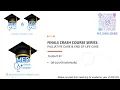 FINALS CRASH COURSE SERIES Palliative Care