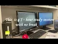 1 HOUR STUDY WITH ME | Jazz music, No break