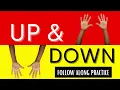 Up and Down Follow Along Activity for Kids Movement Break Direction Skills