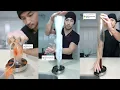 ASMR GLASS WASHING COMPILATION DRINKING GLASSES AUTO CUP WASHER CLEANING ASMR SLEEP