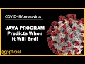 Java Program Predicts When the Coronavirus Will End